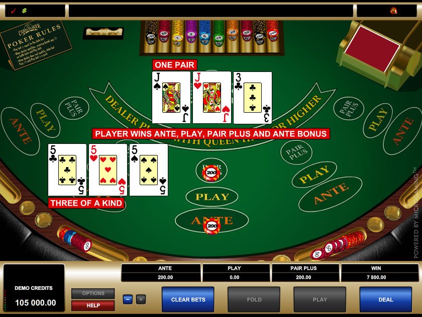 Casino 4 card poker