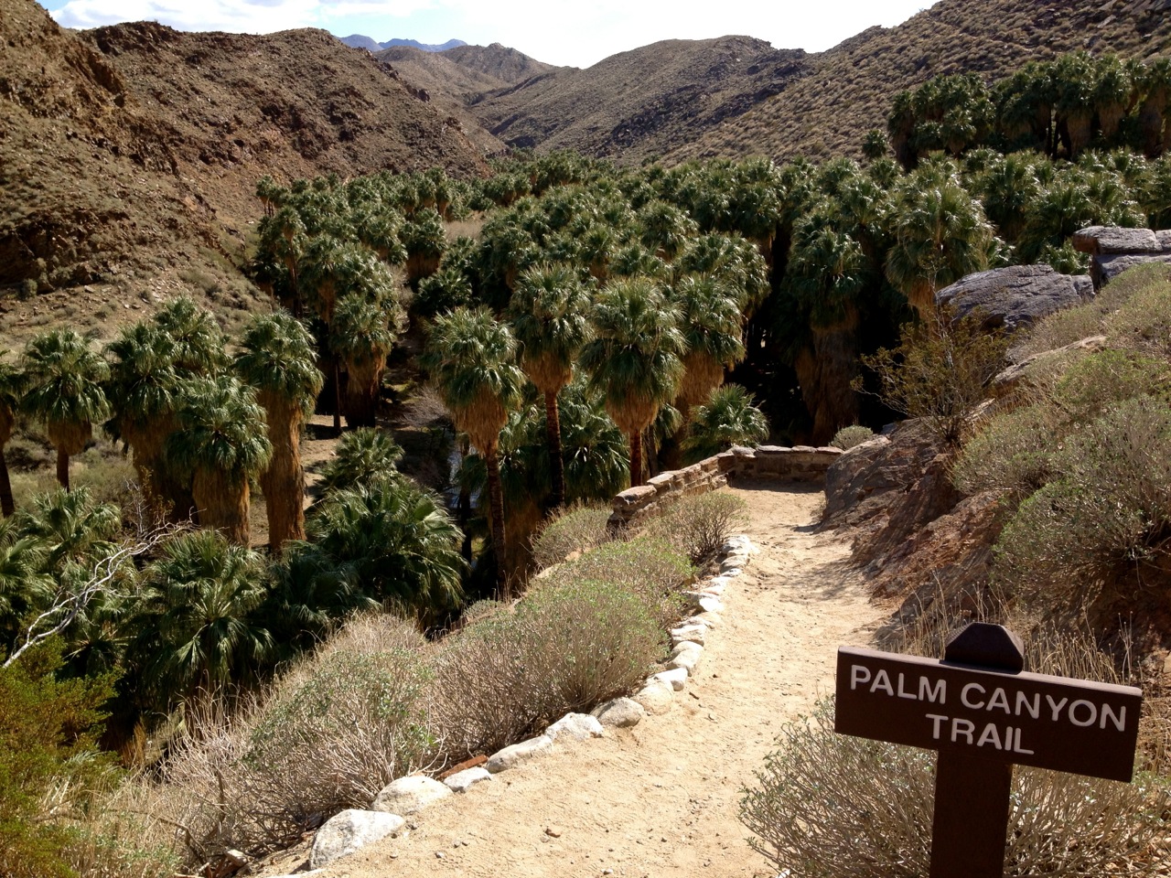Slot canyon hike near palm springs las vegas